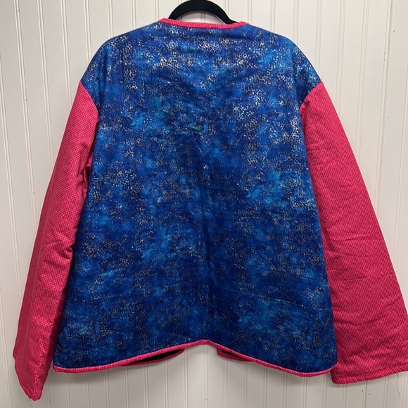 Handmade reversible quilt jacket - Picture 2 of 4